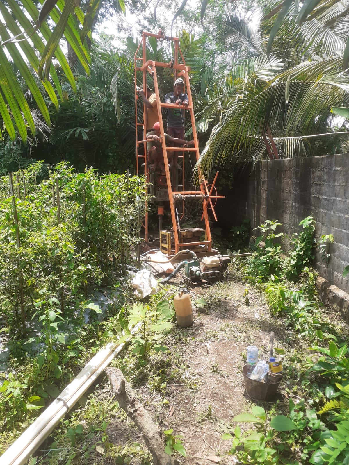 Instalasi pompa air sumur bor Jogja