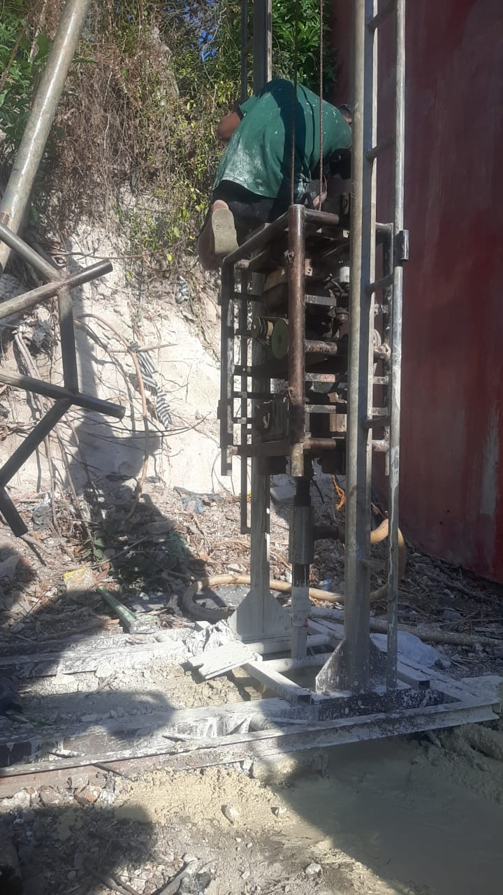 Hasil akhir sumur bor Jogja siap pakai